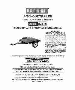 Harbor Freight Tools Utility Trailer 2575-page_pdf